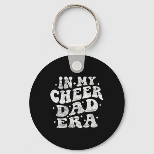In My Cheer Dad Era Funny Cheerleading Fathers Day Key Ring