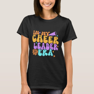In My Cheer Girl Era Groovy Cheerleader Cheerleadi T-Shirt