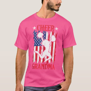 In My Cheer Grandma Era Cheerleading Family Us Fla T-Shirt