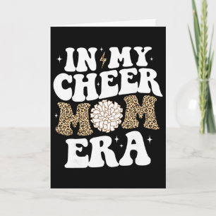 In My Cheer Mum Era Game Day Cheerleading Mum Chee Card