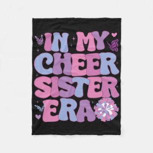 In My Cheer Sister Era Cheer Coach Cheerleading Fleece Blanket