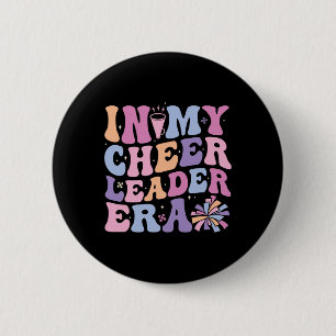 In My Cheerleader Era Cheerleading Funny Cheer Wom 6 Cm Round Badge