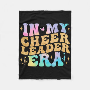 In My Cheerleader Era Cheerleading Outfit Teen Gir Fleece Blanket