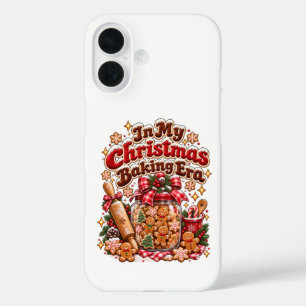 In My Christmas Baking Era Retro Gingerbread iPhone 16 Case