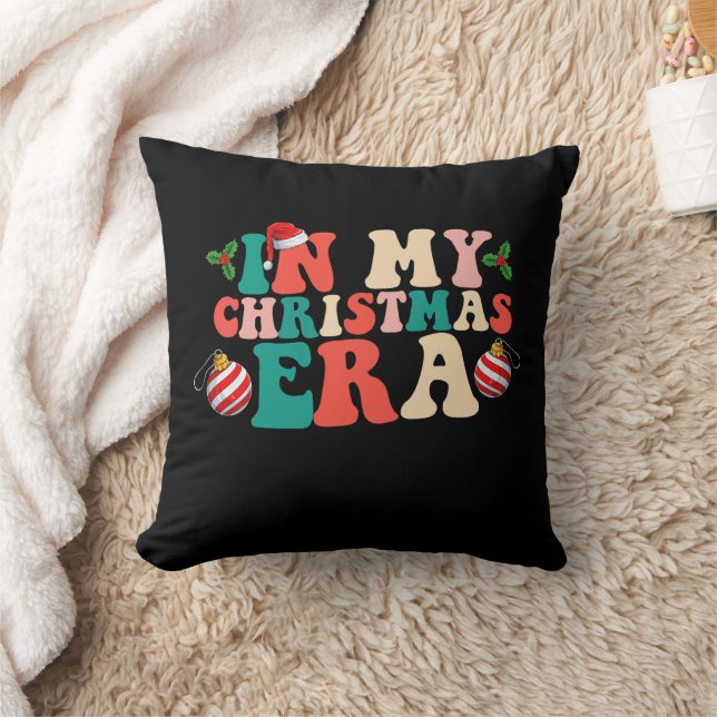In My Christmas Era Groovy Holiday Season Cushion (Blanket)
