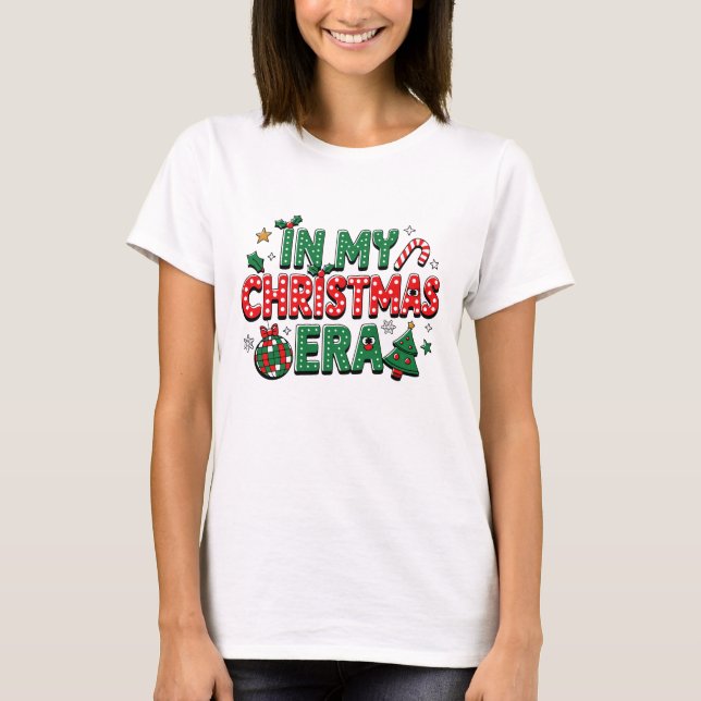 In My Christmas Era Matching Merry Christmas T-Shirt (Front)