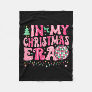 In My Christmas Era Merry Christmas Tree Xmas Cute Fleece Blanket