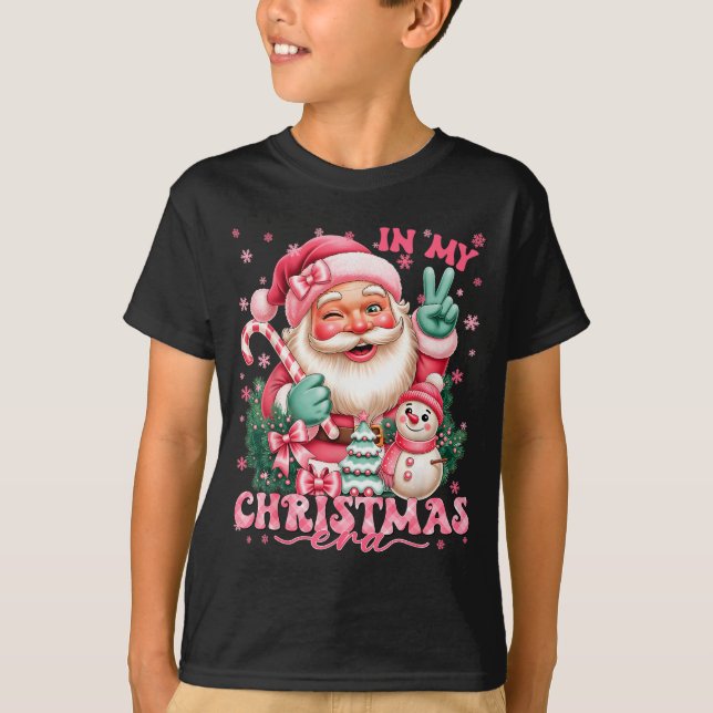 In My Christmas Era Nk Santa Snowman Christmas Xma T-Shirt (Front)