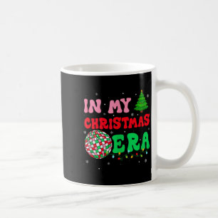 In My Christmas Era Winter Season Holiday Groovy X Coffee Mug