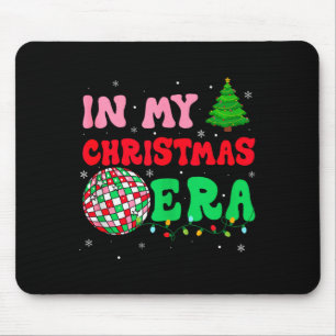 In My Christmas Era Winter Season Holiday Groovy X Mouse Mat