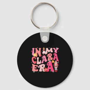 In My Clara Era Nutcracker Xmas Christmas Pajamas Key Ring