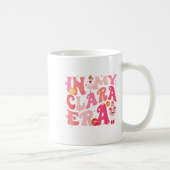 In My Clara Era Nutcracker Xmas Christmas Pyjamas  Coffee Mug (Right)