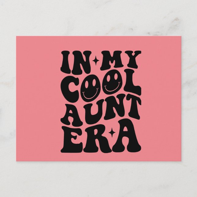 In My Cool Aunt Era Postcard (Front)