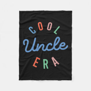 In My Cool Uncle Era Funny Fathers Day 2 Sided Fleece Blanket