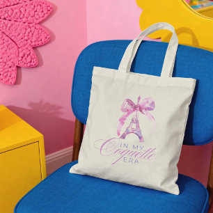 In My Coquette Era – Paris Bow Tote Bag