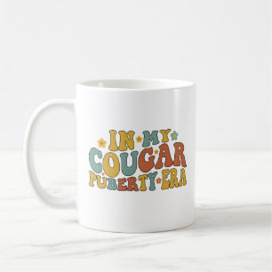 in my cougar puberty era, Women Cougar Puberty Coffee Mug