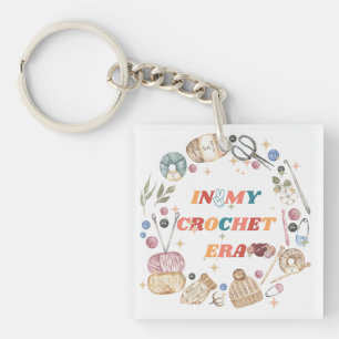 In My Crochet Era ,Crafter Mum Gift, Crochet Key Ring