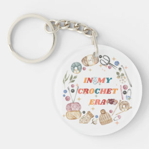 In My Crochet Era shirt ,Crafter Mum Gift, Crochet Key Ring