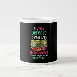 In My Defence I Was Left Unsupervised Large Coffee Mug