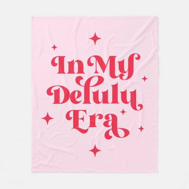 In My Delulu Era Fleece Blanket (Front)