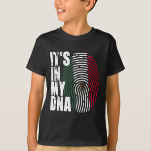 In My Dna Mexico Mexican Flag T-Shirt