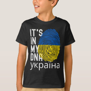 In My Dna Ukrainian Ukraine Independence Day T-Shirt