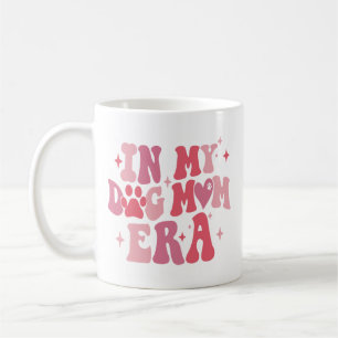In My Dog Mom Era Groovy Mother Day Women Mom Life Coffee Mug