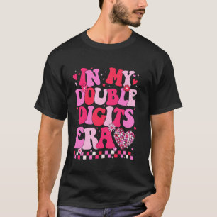 In My Double Digits Era Retro Groovy 10th Birthday T-Shirt