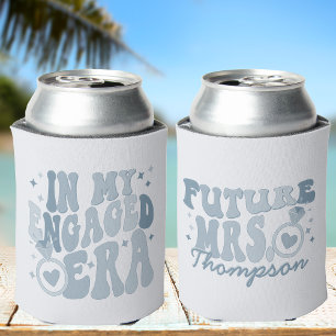 In My Engaged Era Engagement Gift Custom Fiance Can Cooler