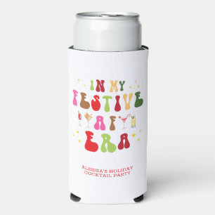 In My Festive AF Era Sassy Holiday Christmas Seltzer Can Cooler