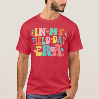 In My Field Day Era Retro School Teacher Funny Fie T-Shirt