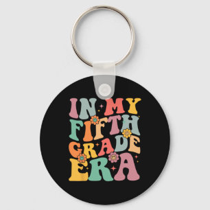 In My Fifth Grade Era Back To School First Day Key Ring