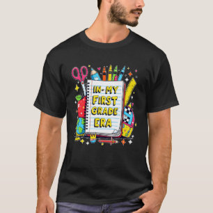 in My First Grade Era Teacher Kids 1st Grade Back T-Shirt