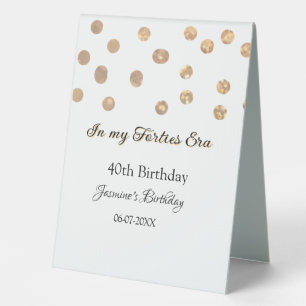 In my Forties era golden dots happy birthday