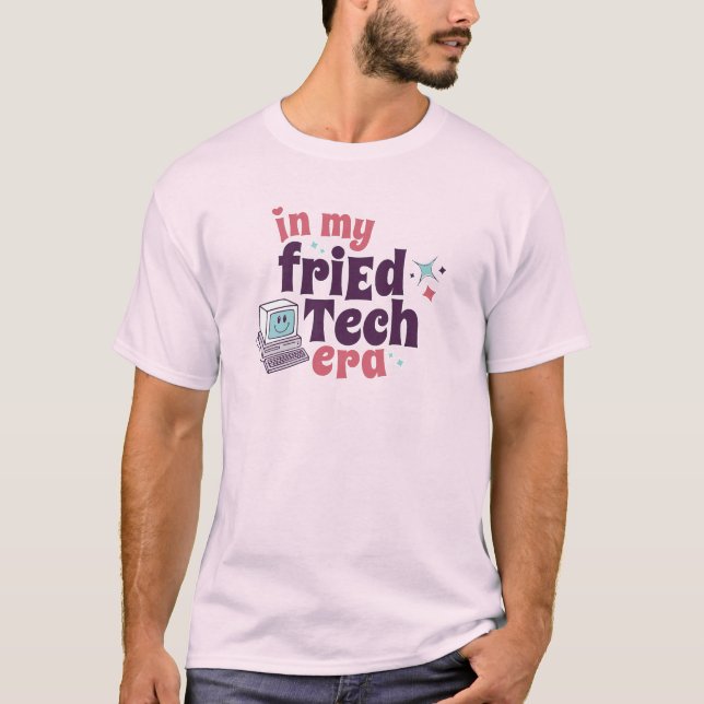 "In my friEdTech Era" Cute Computer T-Shirt (Front)