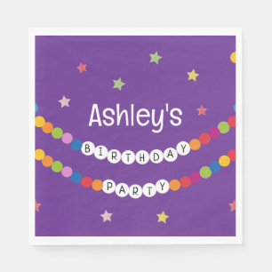 In My Friendship Bracelet Era Birthday Party Napkin