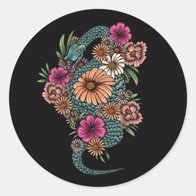 In My Garden  Classic Round Sticker (Front)