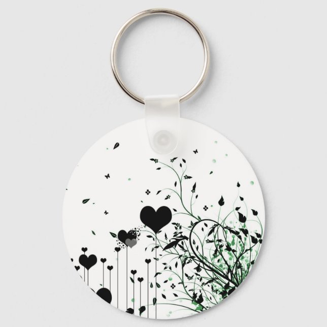 In my garden... keychain (Front)