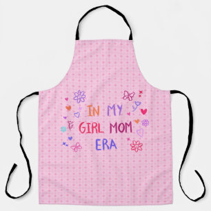  in my girl mom era CRAYON  Apron