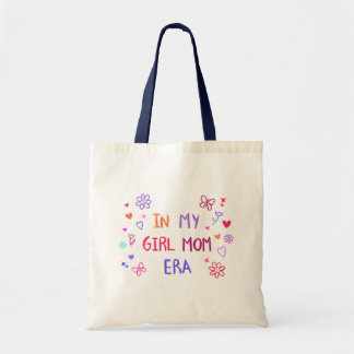 in my girl mom era CRAYON tote bag