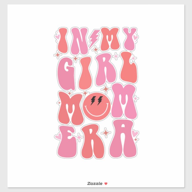 In My Girl Mum Era Retro Groovy Mother's Day  (Sheet)