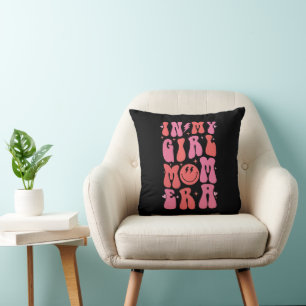 In My Girl Mum Era Retro Groovy Mother's Day  Cushion