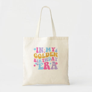  In My Golden Birthday Era Girls Women Retro Groov Tote Bag