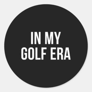 In My Golf Era - Classic Round Sticker