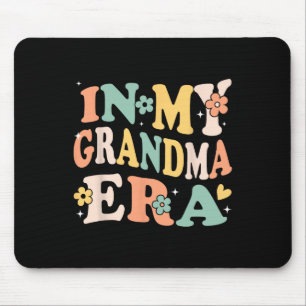 In My Grandma Era Funny Sarcastic Groovy Retro Mot Mouse Mat