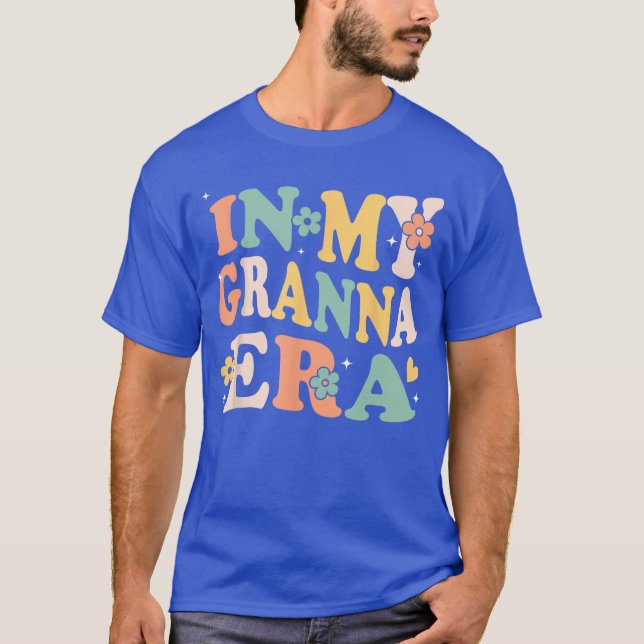 In My Granna Era Funny Sarcastic Groovy Retro Moth T-Shirt (Front)