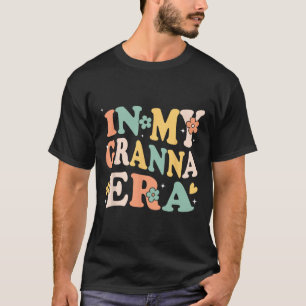 In My Granna Era Funny Sarcastic Groovy Retro Moth T-Shirt