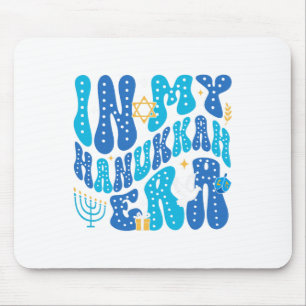 In My Hanukkah Era Happy Chanukah Jewish Pajamakah Mouse Mat