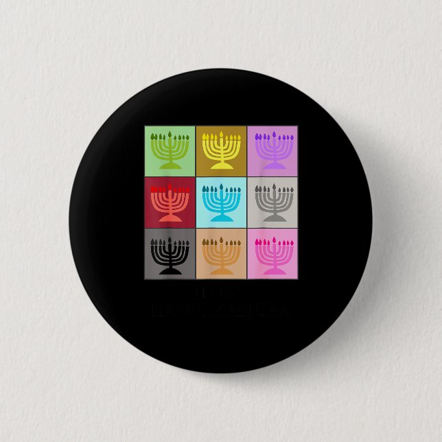 In My Hanukkah Era Ugly Jewish Xmas Funny Christma 6 Cm Round Badge (Front)