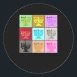 In My Hanukkah Era Ugly Jewish Xmas Funny Christma Classic Round Sticker<br><div class="desc">In My Hanukkah Era Ugly Jewish Xmas Funny Christmas Hanukkah</div>